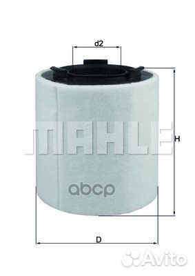 Фильтр воздушный lx2831 Mahle/Knecht