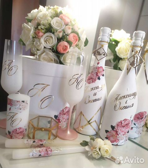 Свадебные украшения на стол