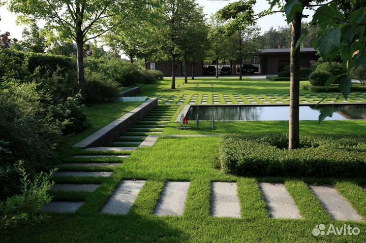 Укладка рулонных газонов под ключ