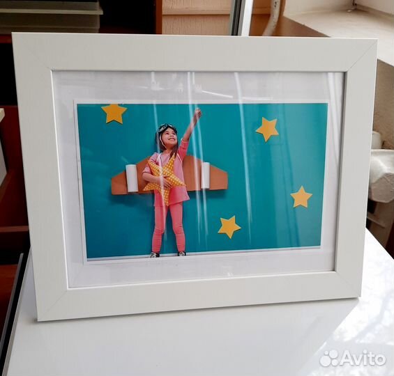 Фоторамка IKEA чёрная, белая