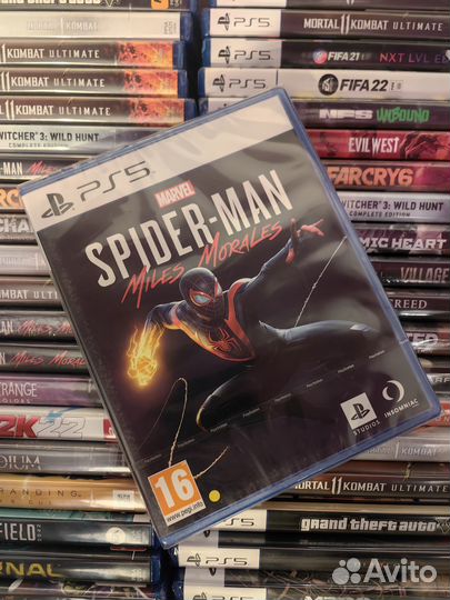 Игра Человек-паук Майлз Моралес ps5