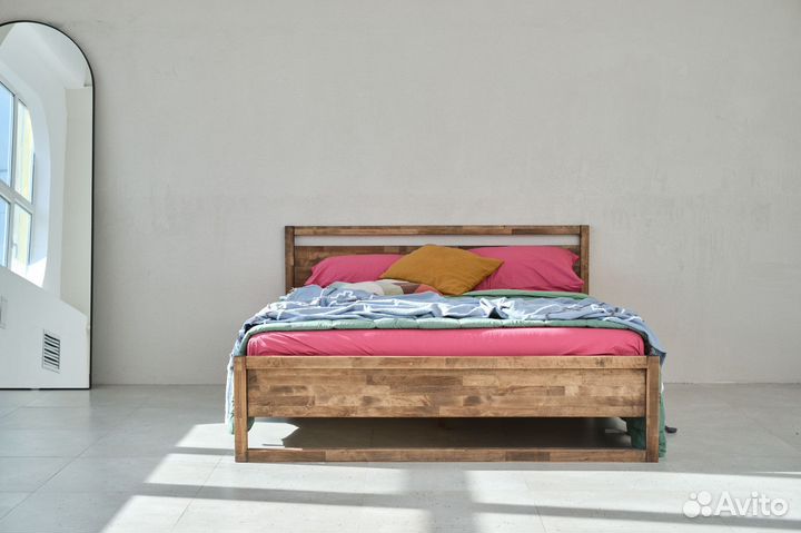 Кровать двуспальная Next 160х200 из массива дерева