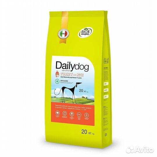 Корм для собак средних пород Dailydog
