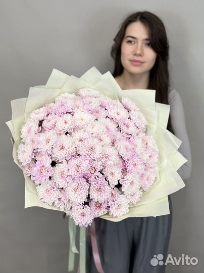 Цветы букет из хризантемы с доставкой