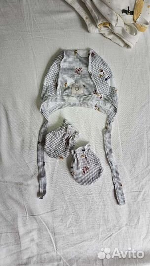 Чепчик и антицарапки(набор)