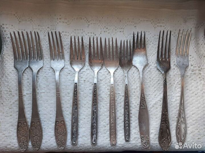 Мельхиоровые вилки