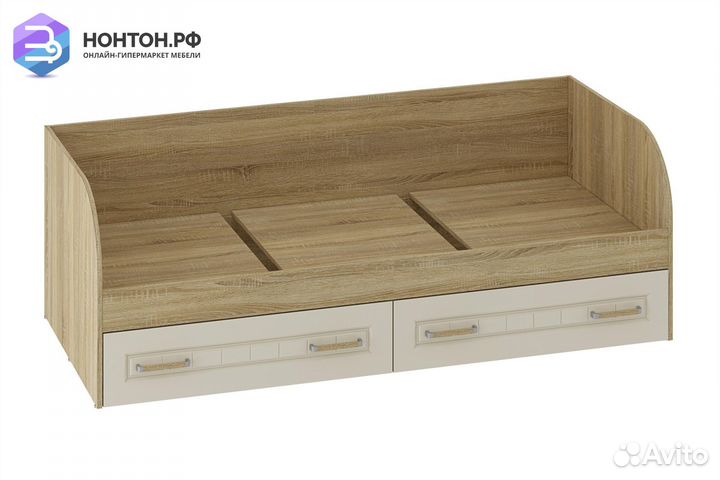 Кровать детская Маркиза кр-01 light сонома / крем