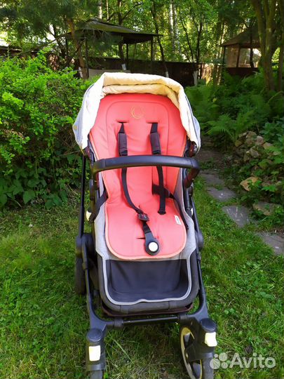 Коляска 2 в 1 bugaboo buffalo grey mellange