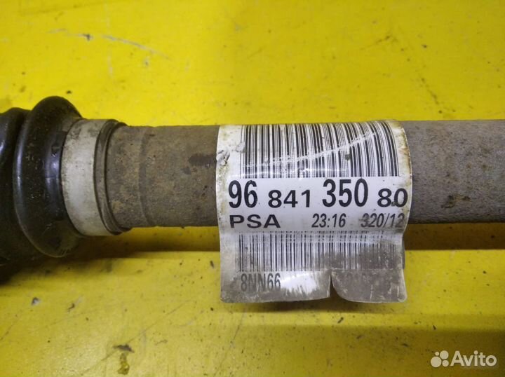 Привод передний левый Citroen C4 1.6 АКПП