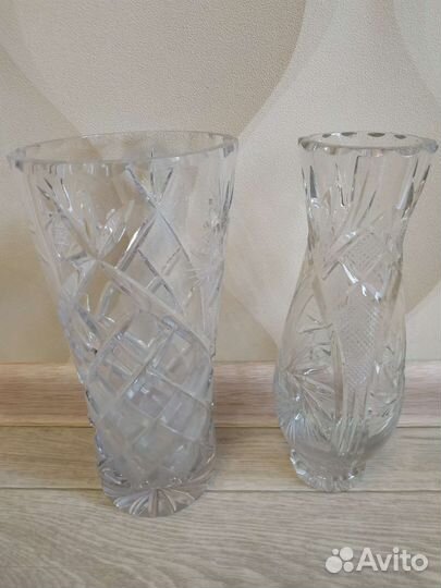 Хрустальная ваза