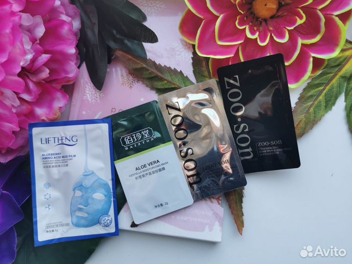 Маски тканевые для лица в ассортименте