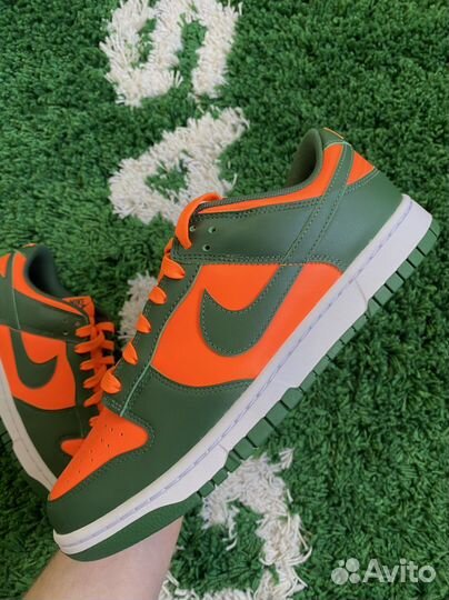 Nike Dunk Low Retro Miami Hurricanes оригинал