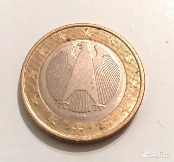 Коллекционная монета 1 Евро Германия 2002 год