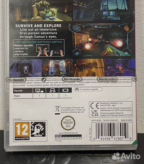 Metroid Prime Remastered, Nintendo Switch. Новый