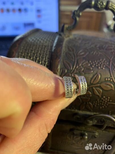 Серьги серебро925