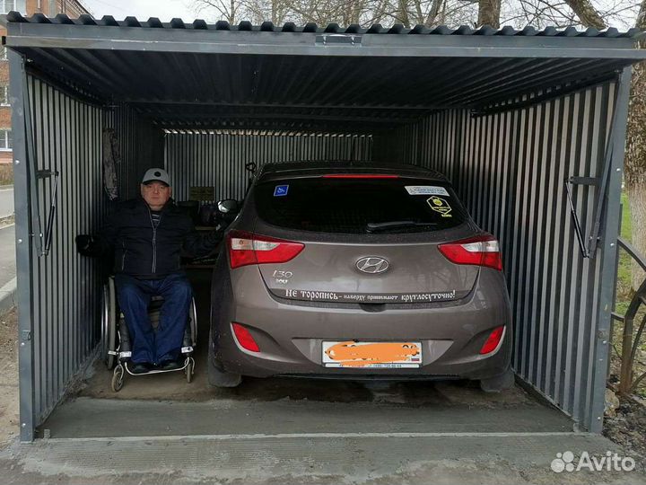 Гараж ракушка Доставка сборка