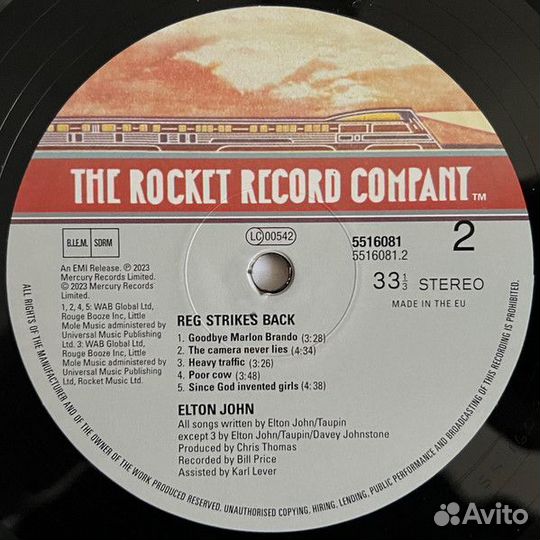 Виниловая пластинка Elton John - Reg Strikes Back