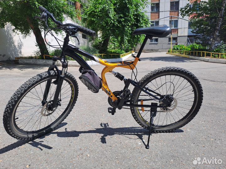 Велосипед горный взрослый двухподвес