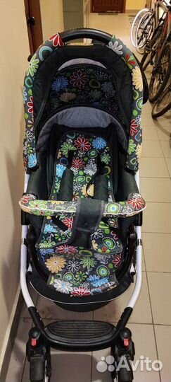Коляска универсальная Riko Nano Flower Collection