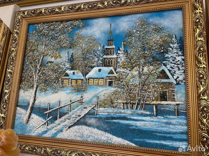 Картины из каменной крошки