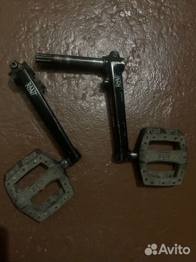 Шатуны bmx Rant 165 и вилка