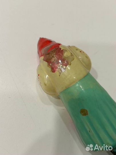 Елочная игрушка на прищепке СССР Старуха