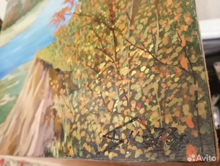 Этюд. Оргалит, масло. Б.С. Петров 1973г