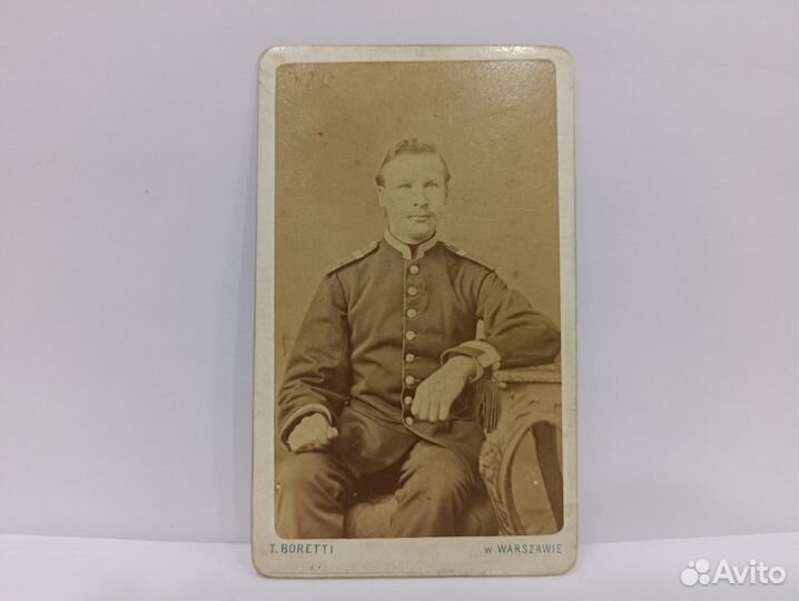 Визит-портреты военных риа, Россия, 4 шт