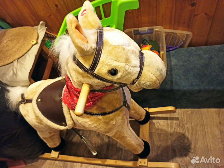 Качалка лошадь со звуком