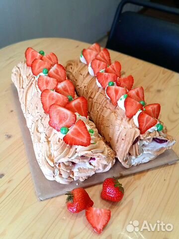 Меренговый рулет