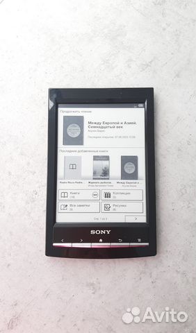 Электронная книга sony PRS-T1 купить в Москве | Электроника | Авито