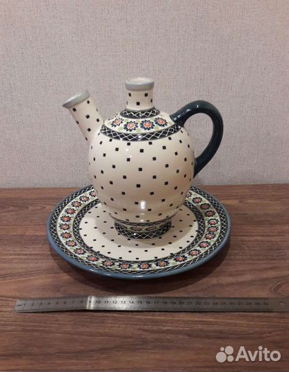 Набор керамики Польша Блюдо Кувшин