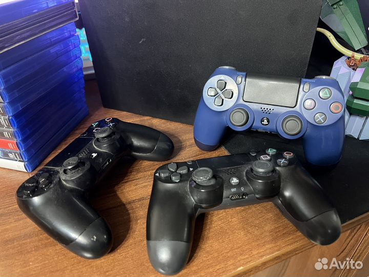 Ps4 Fat+50Игр+3геймпада