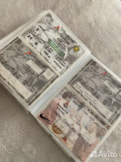 Раритетные билеты фк Локомотив Москва