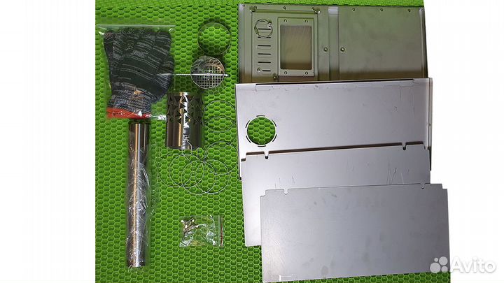 Туристическая палатка и походная складная печка др