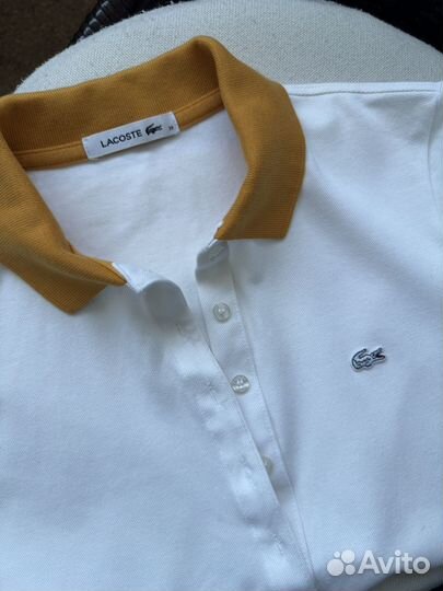 Lacoste polo женское новое S-M