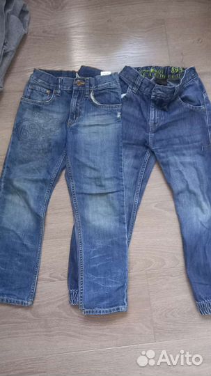 Джинсы и тёплая кофта 6 лет