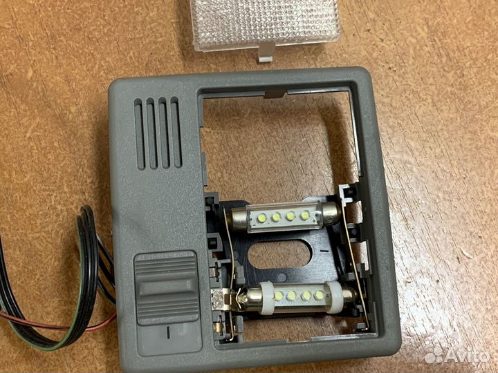 Плафон салона Ауди 80/100/А6 серый