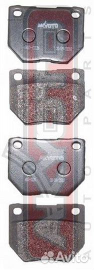 Akyoto akdc-0226 Колодки тормозные дисковые керами