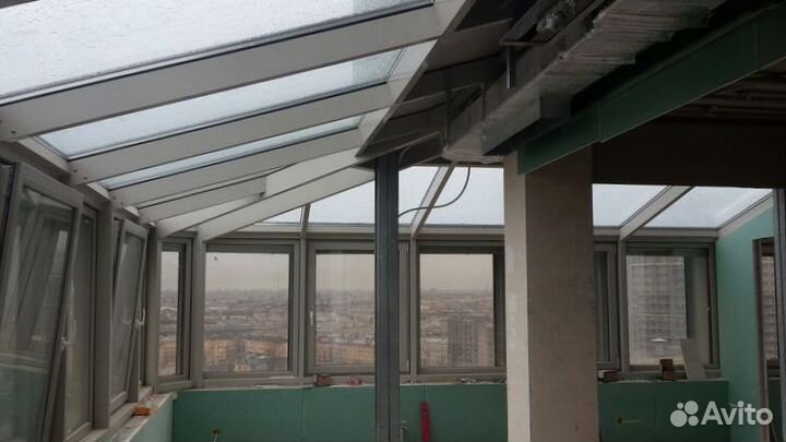 Остекление пластиком веранды террасы