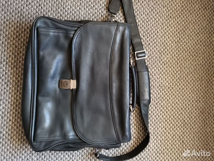 Мужской кожаный портфель dr koffer