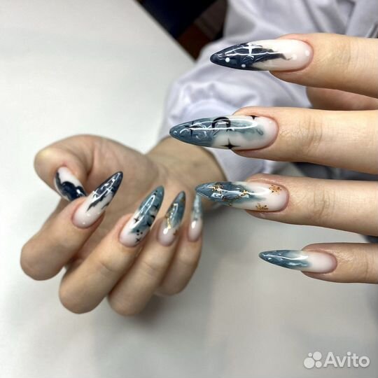 Маникюр, брови