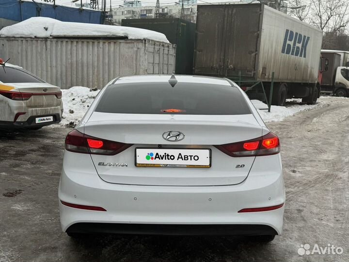 Hyundai Elantra 2.0 AT, 2018, 156 000 км