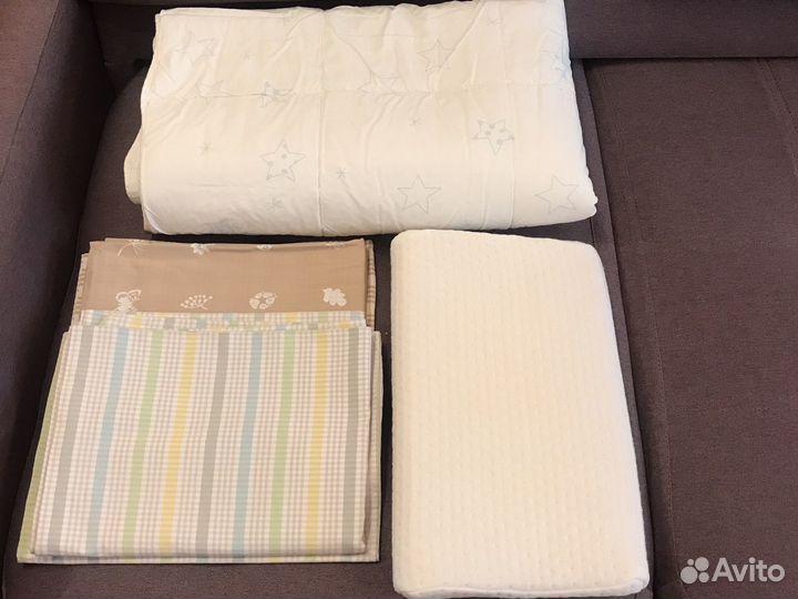 Одеяло, постельное белье, подушка от 0 для малыша