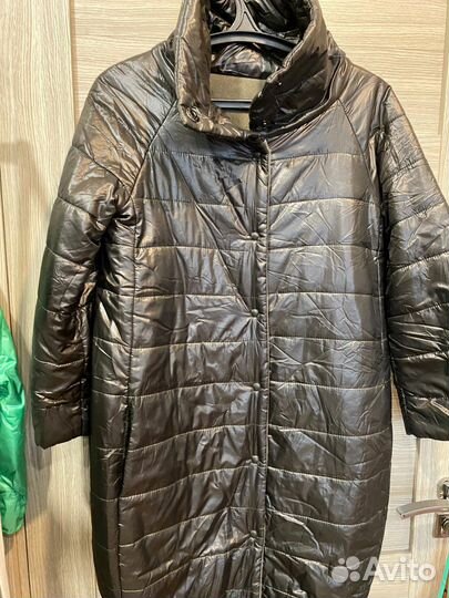Пуховик двусторонний 46