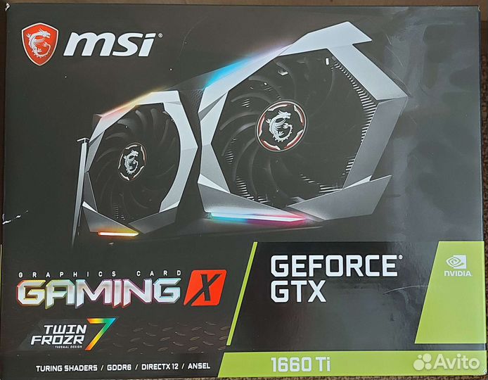 Видеокарта GTX 1660Ti 6 GB