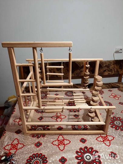 Игровой стенд для волнистого попугая