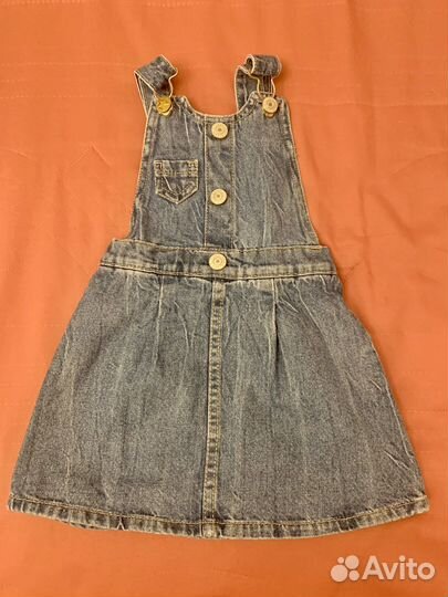 Джинсовый сарафан для девочки 98 размер