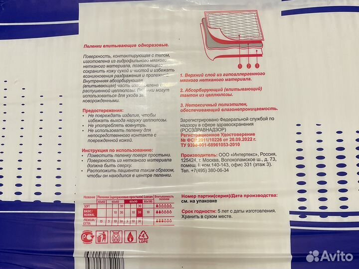 Пеленки для взрослых