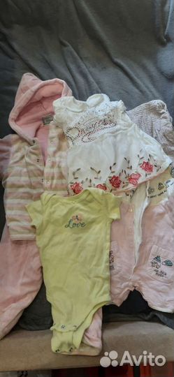 Вещи пакетом на девочку 0-1 год
